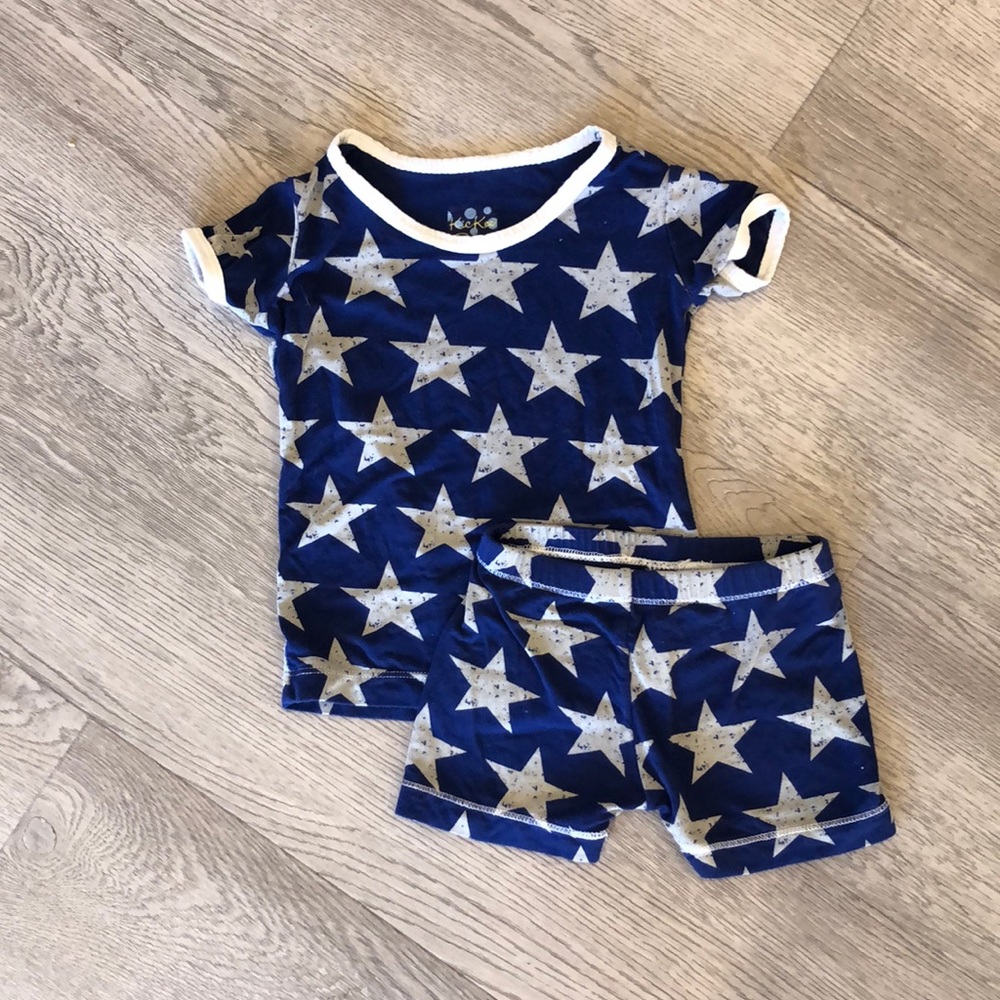 Kic Kee Pants stars pjs 12-18m